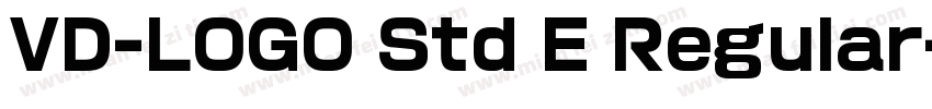 VD-LOGO Std E Regular字体转换